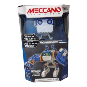 Meccano Micronoid Basher Spin Master  Programmable ROBOT Engineer Robotics STEM
